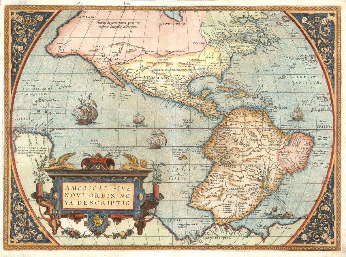 You can date this Ortelius map by a mistake