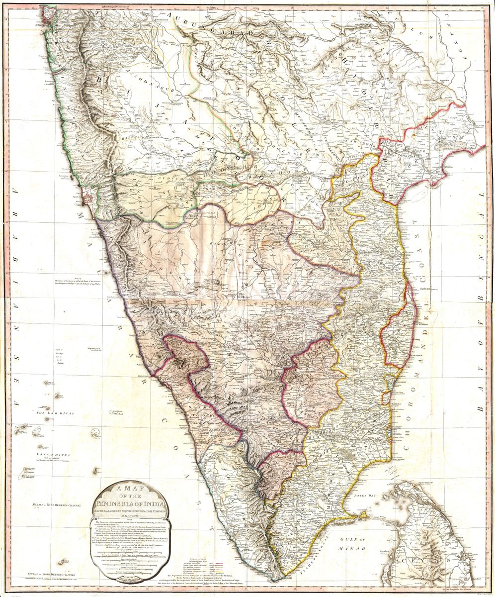 A map coloured for empire: the Company against Tipu Sultan
